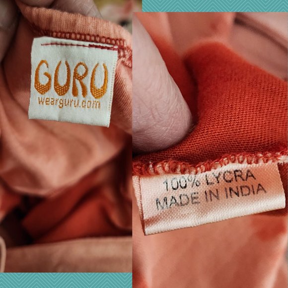 Guru Orange Tie Dye Halter Sundress - Picture 5 of 5